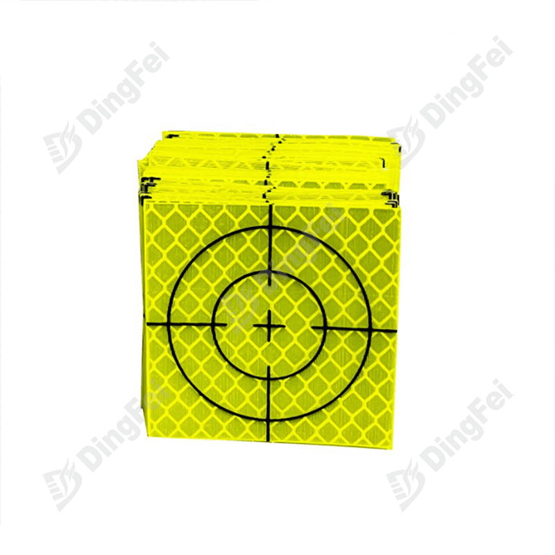 Fluorescent Yellow Retro Reflective Target - 